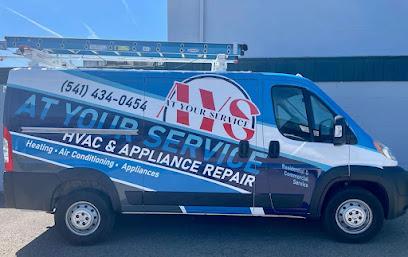 At Your Service Heating, Air Conditioning & Appliance Repair
