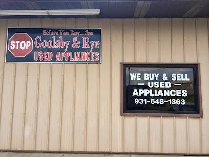 Goolsby & Rye Used Appliances