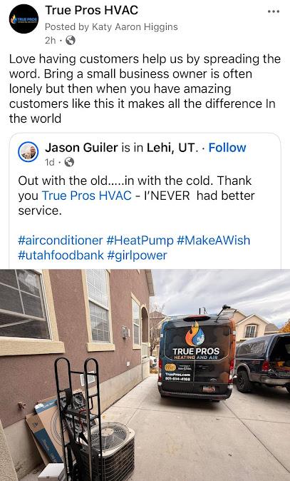 True Pros Heating And Air - Salt Lake